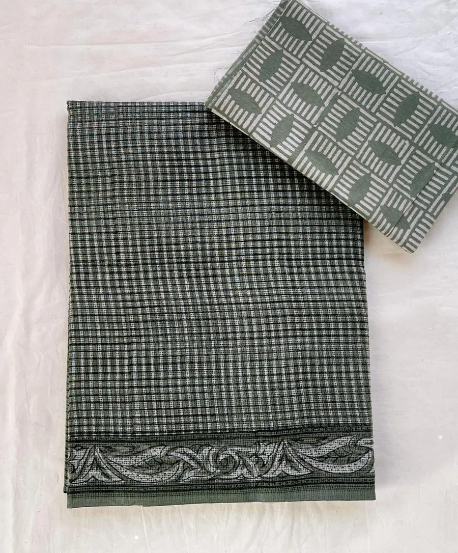 Lightweight Bagru Print Kota Saree